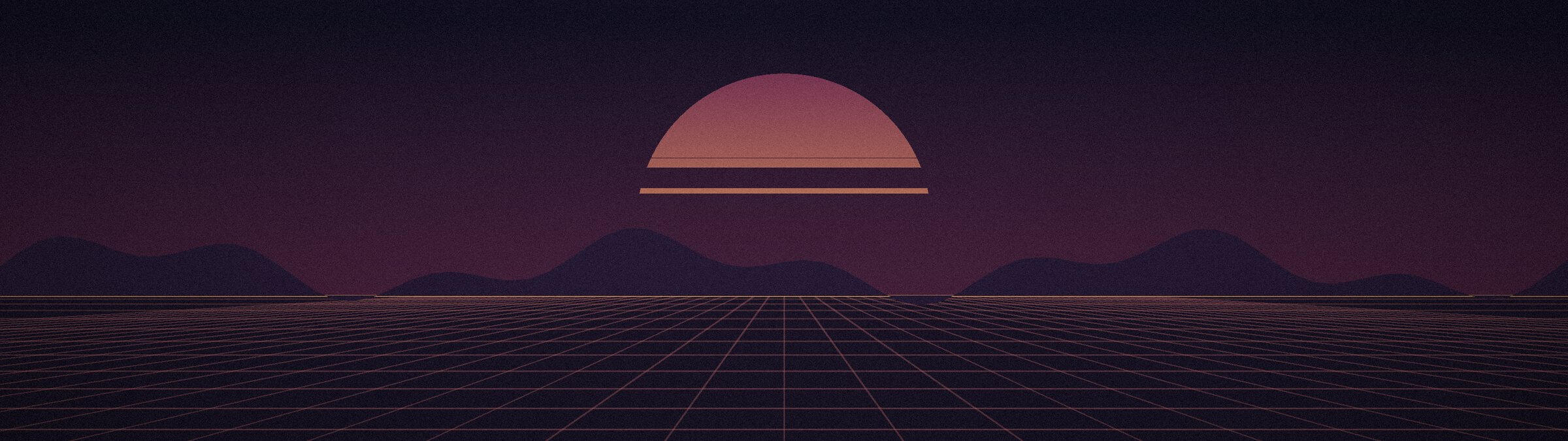 Agent Johnny Red synthwave banner